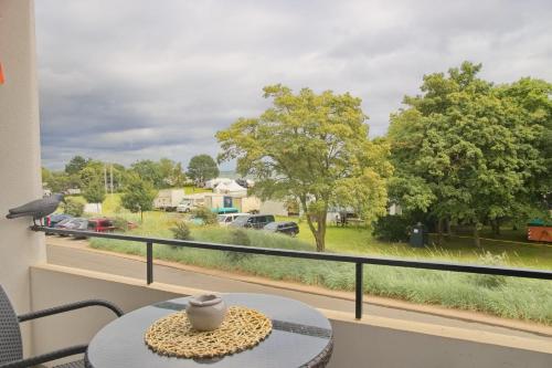 Terraza/balcón, Strandschloss App 12 inkl WLAN "Strandblick" in Gromitz