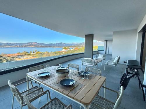 景觀, Appartement vue mer Royal Palm Porticcio in 波爾蒂喬