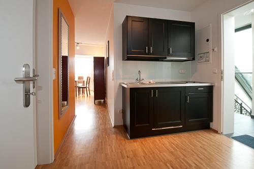 Konyha, Heldts Aparthotel in Eckernforde