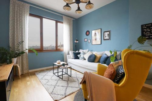 Classy Residential 1BDRM Flat With View and Elevator, Sofia