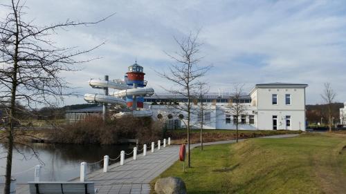 Bồn tắm nước nóng, Ferienwohnung Zum Wald in Ostseebad Sellin