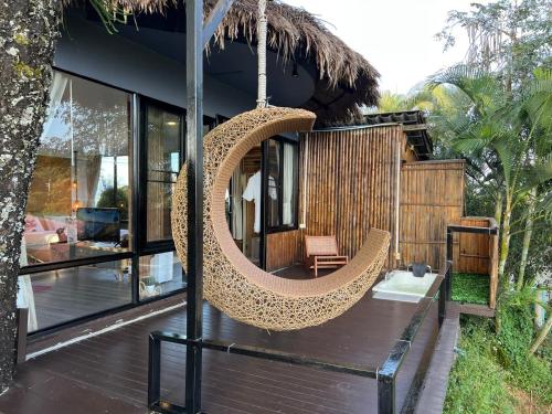 Balcony/terrace, Bella Lunar Villa ดอยแม่สลอง in Mae Salong (Chiang Rai)