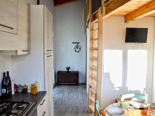 Kitchen, Apartment in Marche with Pool near Adriatic in Lapedona