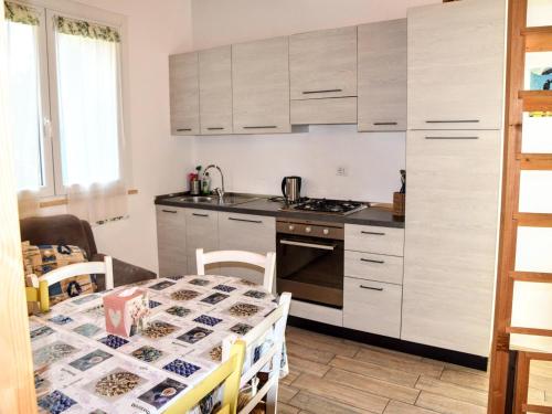 Kitchen, Apartment in Marche with Pool near Adriatic in Lapedona
