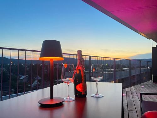 View, 100 qm Penthouse, Self-Check-In, 2 Parkplatze in Seiersberg