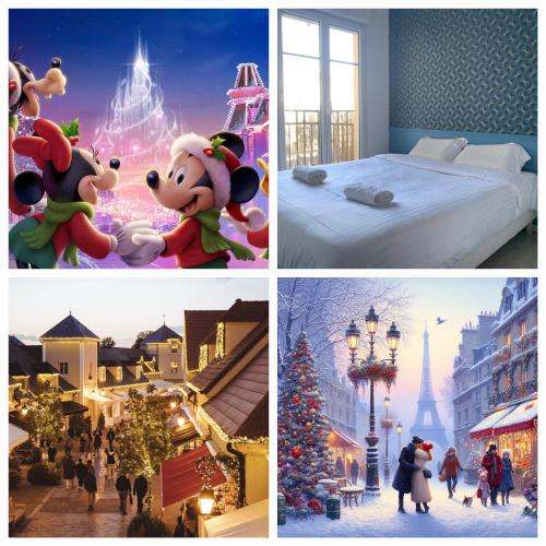 Disney, comfortable 2 bedrooms family apartment, 7 pers, wifi, NETFLIX - Location saisonnière - Chessy