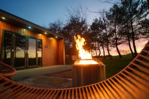 Exterior view, Vallum Cabins in Wylam