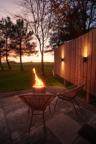 View, Vallum Cabins in Wylam