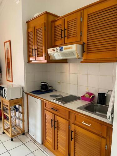 Appartements CHEZ COCO - Residence de charme au coeur de Terre-de-haut - Clim, kitchenette, terrasse in Terre-de-Haut