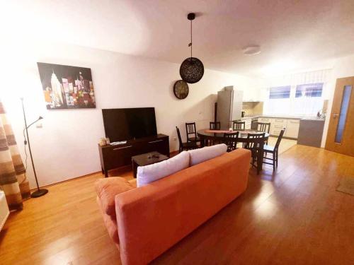 Shared lounge/TV area, Frymburk Penzion u Dusku in Frymburk