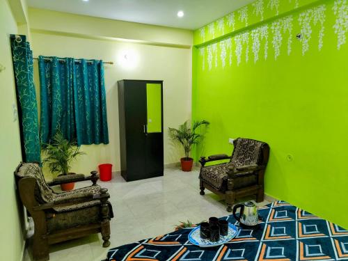 2 BHK & Balcony Nature's Theme Apartment Homestay, Prayagraj (fotografie 5)