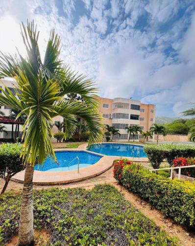 Exterior view, Gema del Caribe in La Asuncion