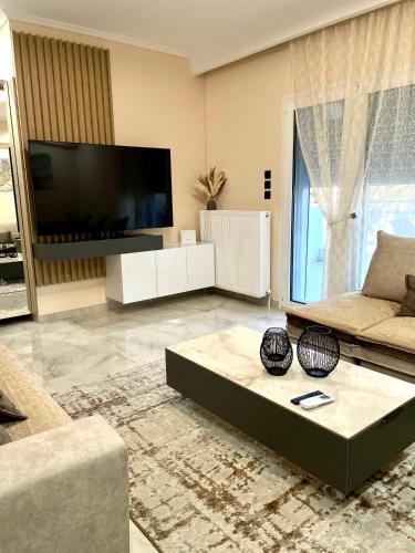 The MODERN apartment FREE parking – khách sạn tại Menemeni