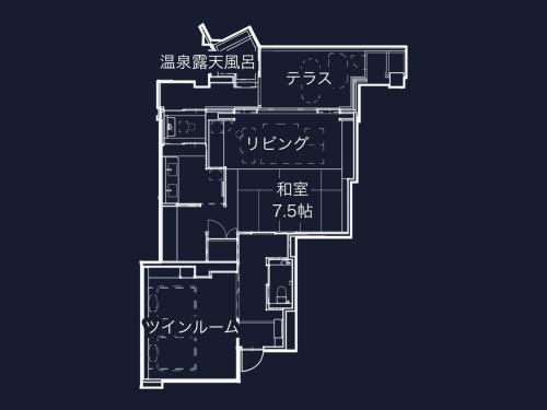 Ocean Villa C with open-air bath - Non-Smoking (2nd Floor)