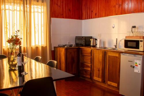 주방, Cabaña Lanèr (Cabana Laner) in 예르발 누에보