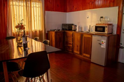 주방, Cabaña Lanèr (Cabana Laner) in 예르발 누에보