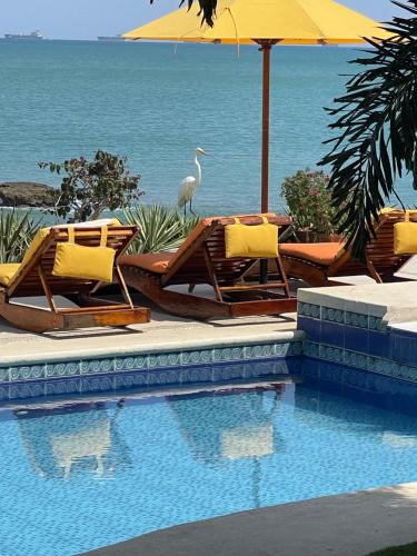 View, Hotel Boutique Playa Canela Ecuador in Salinas