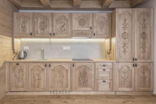 Konyha, Apartmány Dominek (Apartmany Dominek) in zdiar