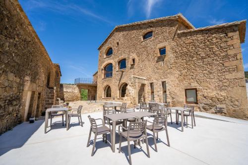 Erkély/terasz, Hotel japonès Puigpinós (Hotel japones Puigpinos) in Lladurs