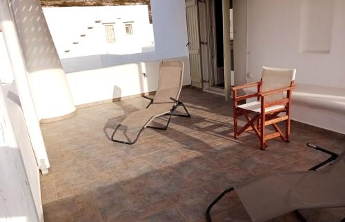 ระเบียง/ชานเรือน, bnb La Casa dei Gatti Paros in โครทีรี