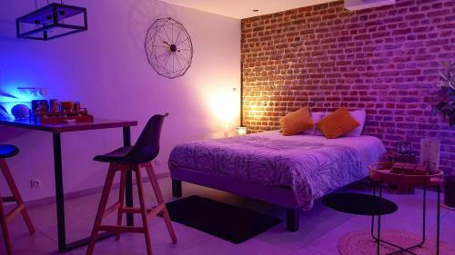 GARY Suite - Studio Cosy, Spa et jardin privatif à 4 min de Cambrai, Awoingt (foto 10)