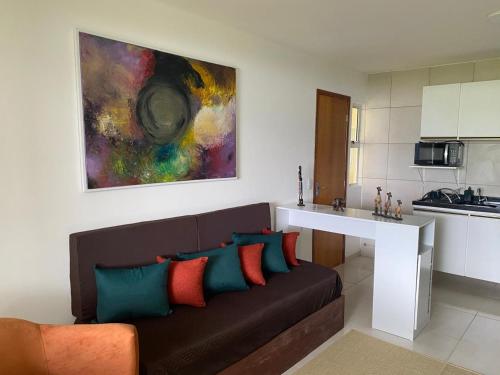 Flat Condominio Topo da Montanha 507 fica a 5km do centro in Cha Grande