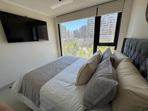 HOM I Luminoso y Comodo Depto 1D1B 3 PAX STGO