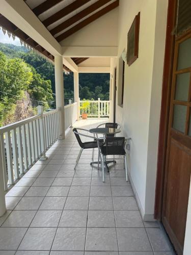 Balcony/terrace, Villa Oceane in Saint Peter
