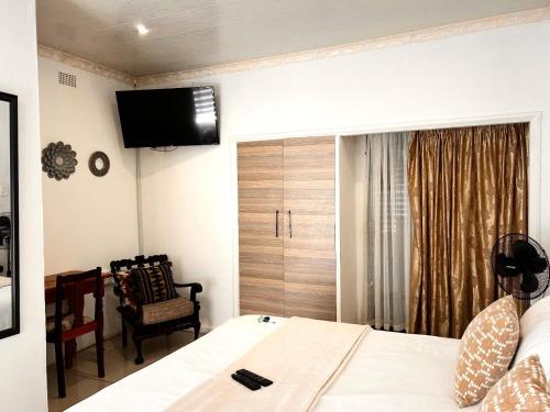 1 double bed