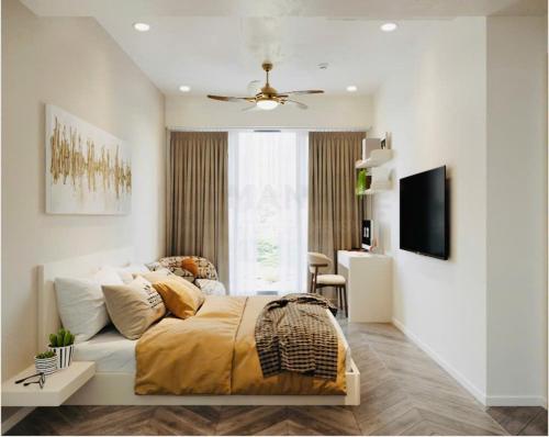 Casa di  m² con 2 camera(e) e 2 bagno(i) privato(i) in zona Distretto 9 (Suzon-Luxurious Apartment at Lumiere Boulevard VGP) in Distretto 9