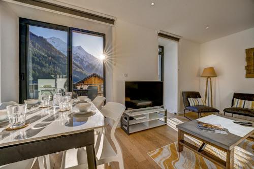 ห้องส่วนกลางสำหรับนั่งเล่น/ดูทีวี, Residence Les Chamois in เลอ ลิเร