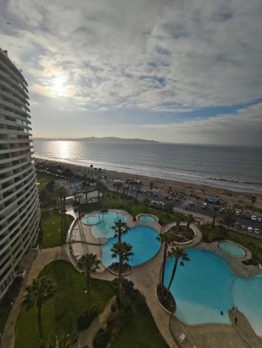 Departamento Vista al Mar, condominio Jardín del Mar