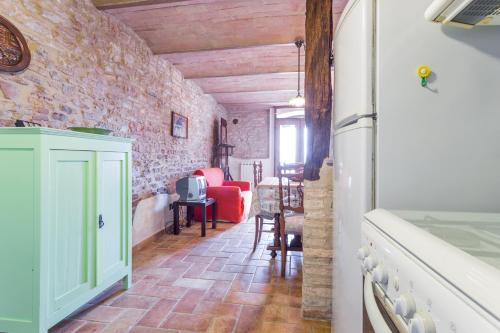 köök, Appartamento nel Castello presso Gubbio in Fossato Di Vico