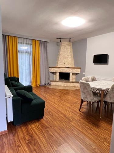 One-Bedroom Apartment with Balcony and Mountain View