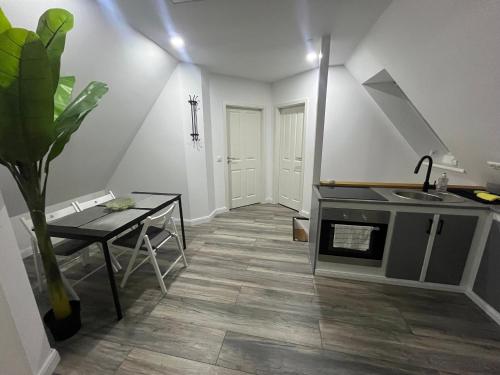 köök, Haschys Ferienwohnung in Osterburg