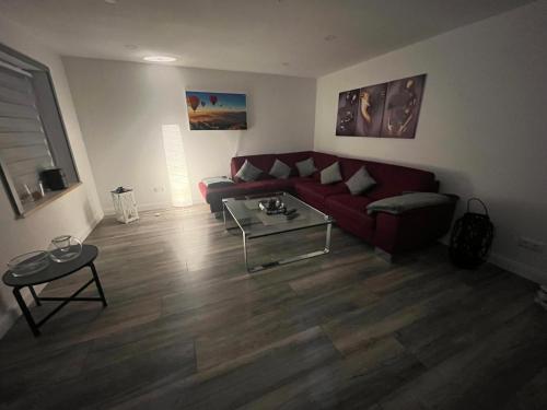 Jagatud salong / TV-ala, Haschys Ferienwohnung in Osterburg