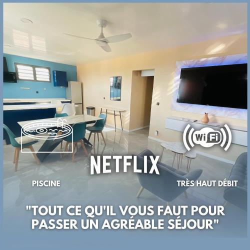 Residence Peace & Joy - Piscine privée - Netflix 1