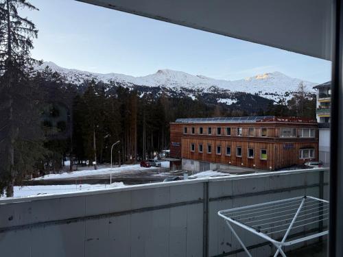 Erkély/terasz, Moderne Ferienwohnung Lenzerheide mit Aussicht in Lenzerheide