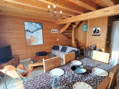 Chalet en bois 6 pers. avec terrasse Sud, lumineux et équipé, animaux admis – Saint-Michel-de-Chaillol - FR-1-393-12 gîte à louer Chaillolet