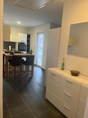 virtuve, Ferienwohnung zum Gasthaus Hecker Hof in Moorgrund
