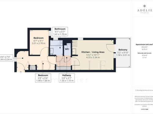 Appartement Montvalezan-La Rosière 2 pièces 6 personnes - FR-1-398-503 - image 5