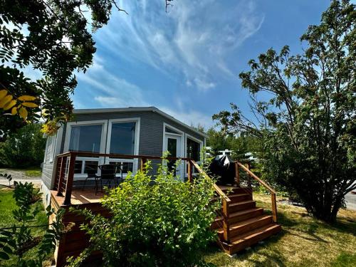 Dārzs, Camping St-Mathieu in Saint-Mathieu-de-Rioux (QC)