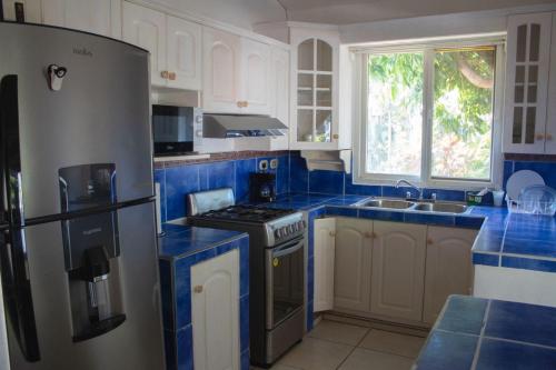 مطبخ, Oasis Beach House in Los Cobanos