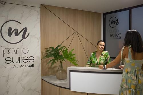 Lobby, Torre de Apartasuites Centro Comercial Cerritos Mall in La Esperanza