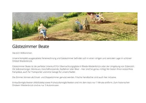 Gästezimmer Beate Rheda Wiedenbrück in Rheda-Wiedenbrück, Deutschland