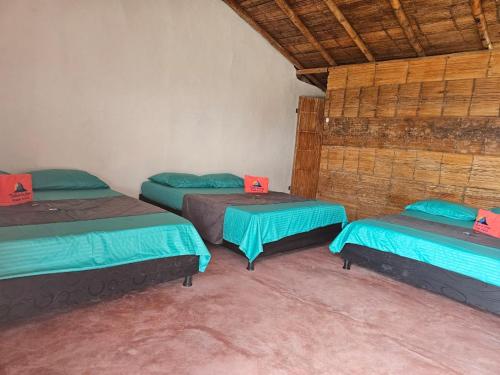 3 double beds