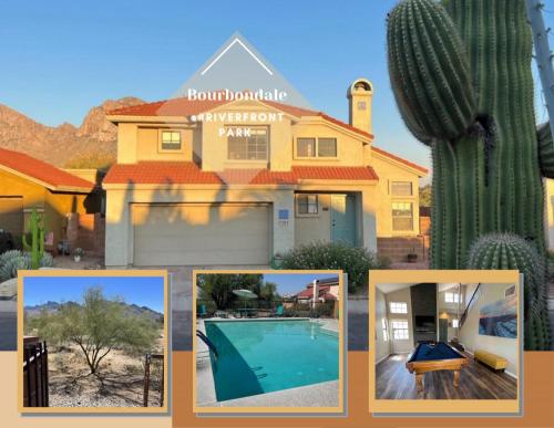 Private Home - Billiards, Mountain Views, Private Desert Access, HOA Pool & Spa, BBQ, at Lambert Park - Bourbondale image