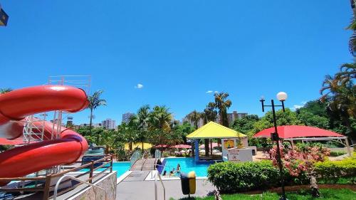 Swimming pool, Sol das Caldas Caldas Novas - ACHEI FERIAS - Com Roupa de Cama in Prive das Caldas