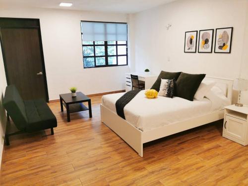 Room in Lodge - Cozy Room With Terrace in Mexico City, Mexico
