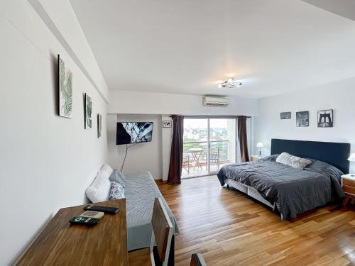 المرافق, Cozy Studio on a High Floor with Panoramic Views in Villa Urquiza in Villa Urquiza